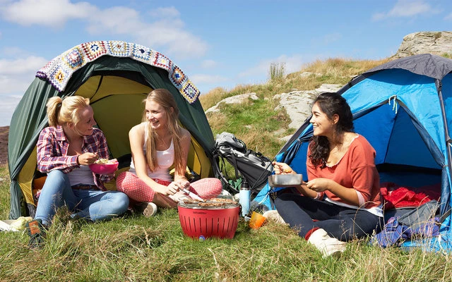 LotusGrill S Houtskool / Tafelgrill Met Draagtas Vuurrood 4 LotusGrill S Houtskool / Tafelgrill Met Draagtas Vuurrood - Afbeelding 2