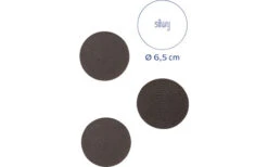 Silwy Magnetische Pads 6,5 Cm Set Van 4 Zwarte -Outdoor Kampeeruitrusting 336521 2524417