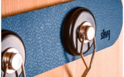 Silwy Magneet Metalen Staaf 25 Cm Met Lederen Bekleding Zwart -Outdoor Kampeeruitrusting 336866 2618228 1