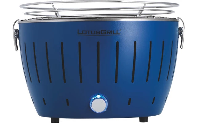 LotusGrill Houtskoolgrill Met Draagtas Diep Blauw 7 LotusGrill Houtskoolgrill Met Draagtas Diep Blauw - Afbeelding 5