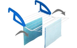 Metaltex Bries Verwarming En Droger Voor Op Het Balkon Blauw/wit -Outdoor Kampeeruitrusting 352244 2435093 1