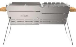 Knister Premium Uitschuifbare Houtskoolgrill