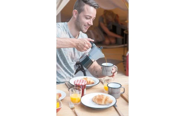 Bo-Camp Urban Outdoor Emaille Mok 400 Ml 4 Bo-Camp Urban Outdoor Emaille Mok 400 Ml - Afbeelding 2