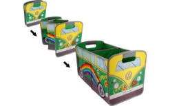 VW Collection T1 Bulli Vouwbak Rood / Zwart -Outdoor Kampeeruitrusting 393118 2858111