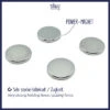 Silwy Power Magneten Incl. Zelfklevende Pads 4 Stuks -Outdoor Kampeeruitrusting 435756 3104664