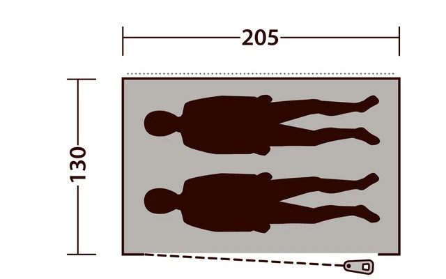 Outwell Vrijstaande Binnentent Blauw 8 Outwell Vrijstaande Binnentent Blauw - Afbeelding 6