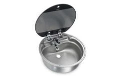 Dometic SNG 420 Ronde Spoelbak Met Glazen Afdekking Ø 420 Mm