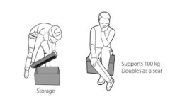 Outwell Cornillon Hoge Kruk & Opbergdoos 37 Liter 12 Outwell Cornillon Hoge Kruk & Opbergdoos 37 Liter -Outdoor Kampeeruitrusting 460643 3461392