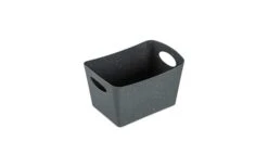 Koziol Opbergdoos Boxxx S Gerecycled Asgrijs 1 Liter Donkergrijs -Outdoor Kampeeruitrusting 465047 3175367