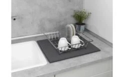 Wenko Microvezel Afvoermat Miko Grijs -Outdoor Kampeeruitrusting 492416 3504791