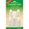 Coghlans Plastic Blikjes Assortiment 7 Flesjes Transparant -Outdoor Kampeeruitrusting 495519 3451695