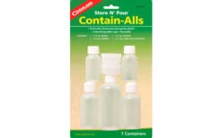 Coghlans Plastic Blikjes Assortiment 7 Flesjes Transparant