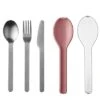Mepal Ellipse Roestvrijstalen Bestekset Incl. Beschermhoes 3 Stuks Nordic Pink -Outdoor Kampeeruitrusting 501167 3440589 1