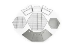 Origin Outdoors Zeshoekige Grill- En Vuurschaal 40 X 45 Cm -Outdoor Kampeeruitrusting 515642 3485065