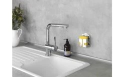 Wenko Turbo-Loc Roestvrij Stalen Sponshouder, Bevestiging Zonder Boren -Outdoor Kampeeruitrusting 516248 3543938