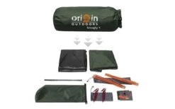 Origin Outdoors Snugly Tent 1 Persoon -Outdoor Kampeeruitrusting 528651 3493432