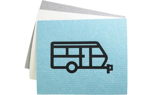 Pufz Zweedse Theedoek Caravan Patroon Paars 4 Pufz Zweedse Theedoek Caravan Patroon Paars - Afbeelding 2