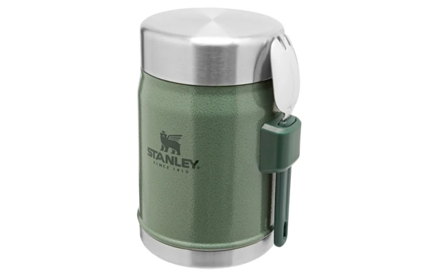 Stanley Classic Legendarische Voedselcontainer Met Lepel 400 Ml Hammertoon Groen 5 Stanley Classic Legendarische Voedselcontainer Met Lepel 400 Ml Hammertoon Groen - Afbeelding 3