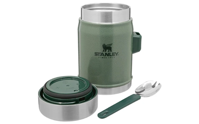 Stanley Classic Legendarische Voedselcontainer Met Lepel 400 Ml Hammertoon Groen 6 Stanley Classic Legendarische Voedselcontainer Met Lepel 400 Ml Hammertoon Groen - Afbeelding 4
