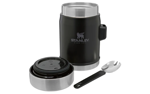 Stanley Classic Legendarische Voedselcontainer Met Lepel 400 Ml Zwart Mat 8 Stanley Classic Legendarische Voedselcontainer Met Lepel 400 Ml Zwart Mat - Afbeelding 6