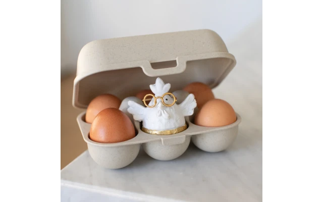 Koziol Eierdoosje Eggs To Go Mini 6st. Asgrijs 4 Koziol Eierdoosje Eggs To Go Mini 6st. Asgrijs - Afbeelding 2