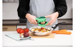 Nicer Dicer Quick Professional Set Groentensnijder 12 Stuks Groen -Outdoor Kampeeruitrusting 578231 3958383