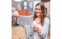 Chinchilla Wasbare Keukenrol Hout Cellulose En Katoen Grijs -Outdoor Kampeeruitrusting 599779 4445383