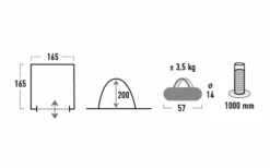 High Peak Multifunctionele Tent Lido 11 High Peak Multifunctionele Tent Lido -Outdoor Kampeeruitrusting 615331 4452195