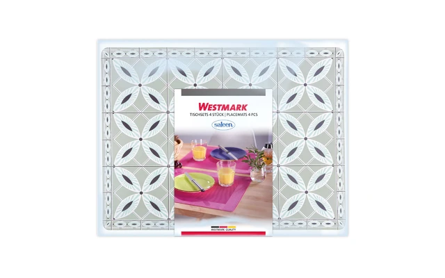 Westmark Arabesque Placemats 4 Stuks 43,5 X 28,5 Cm Groen 6 Westmark Arabesque Placemats 4 Stuks 43,5 X 28,5 Cm Groen - Afbeelding 4