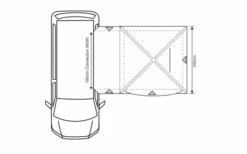 Outdoor Revolution Cayman Midi Air Luifel Laag 180 Tot 210 Cm -Outdoor Kampeeruitrusting 633247 4431471