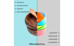 Chinchilla Kokosnootschalen Met Lepel En Houder Set Van 2 -Outdoor Kampeeruitrusting 636871 4445211