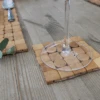 Westmark Bamboe Onderzetters Mozaïek 4 Stuks 10 X 10 Cm -Outdoor Kampeeruitrusting 637371 4384519