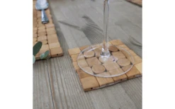 Westmark Bamboe Onderzetters Mozaïek 4 Stuks 10 X 10 Cm