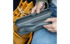 Koziol Bestekkist KLIKK ETUI Natuur Hout -Outdoor Kampeeruitrusting 674139 4594866