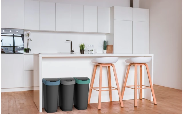 Rotho Twist Afvalemmer Met Draaibaar En Scharnierend Deksel 25 Liter Maretak Groen 9 Rotho Twist Afvalemmer Met Draaibaar En Scharnierend Deksel 25 Liter Maretak Groen - Afbeelding 7