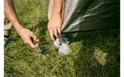 Vickywood Douchetent Met Regenhoes 100 Cm Zwart -Outdoor Kampeeruitrusting 696239 4715339