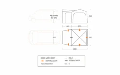 Vango Achterklep Hub Laag -Outdoor Kampeeruitrusting 703193 4852478