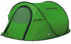 High Peak Vision 2 Enkel Dak Pop Up Werptent Groen
