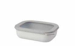 Mepal Cirqula Multi Bowl Rechthoekig 1000 Ml Nordic White -Outdoor Kampeeruitrusting 719873 4923155