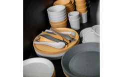 Koziol Rio Bestekset 3-delig Natuur Asgrijs -Outdoor Kampeeruitrusting 733991 4917743 2