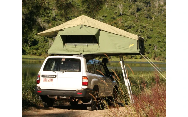 Gordigear Daktent Plus Voor 2 Personen Met Opbergruimte 140 X 320 Cm Grijs 4 Gordigear Daktent Plus Voor 2 Personen Met Opbergruimte 140 X 320 Cm Grijs - Afbeelding 2