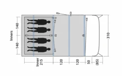 Outwell Avondale 4PA -Outdoor Kampeeruitrusting 748517 5009087