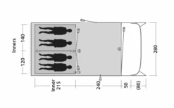 Outwell Greenwood 4 15 Outwell Greenwood 4 -Outdoor Kampeeruitrusting 748523 5009078