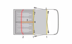 Outwell Hayward Lake 4ATC Opblaasbare Tunneltent 4 Personen -Outdoor Kampeeruitrusting 789707 5207522