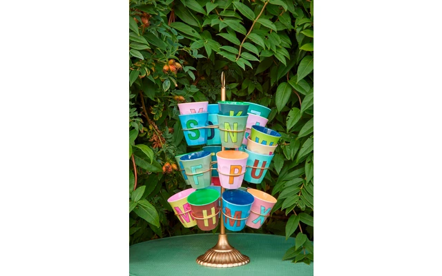 Rice Rijst Melamine Mok Medium 9 Cm Smaragdgroen Met Letter E 5 Rice Rijst Melamine Mok Medium 9 Cm Smaragdgroen Met Letter E - Afbeelding 3