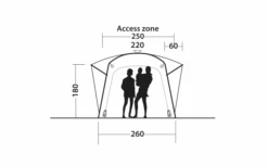 Outwell Milestone Lux Busluifel -Outdoor Kampeeruitrusting 805394 5271614